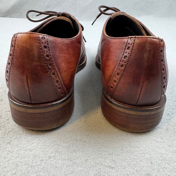 Cole Haan NikeAir Oxford Shoes Men\'s 9 Brown Leather Cap Toe Brogue Lace Up main image 8